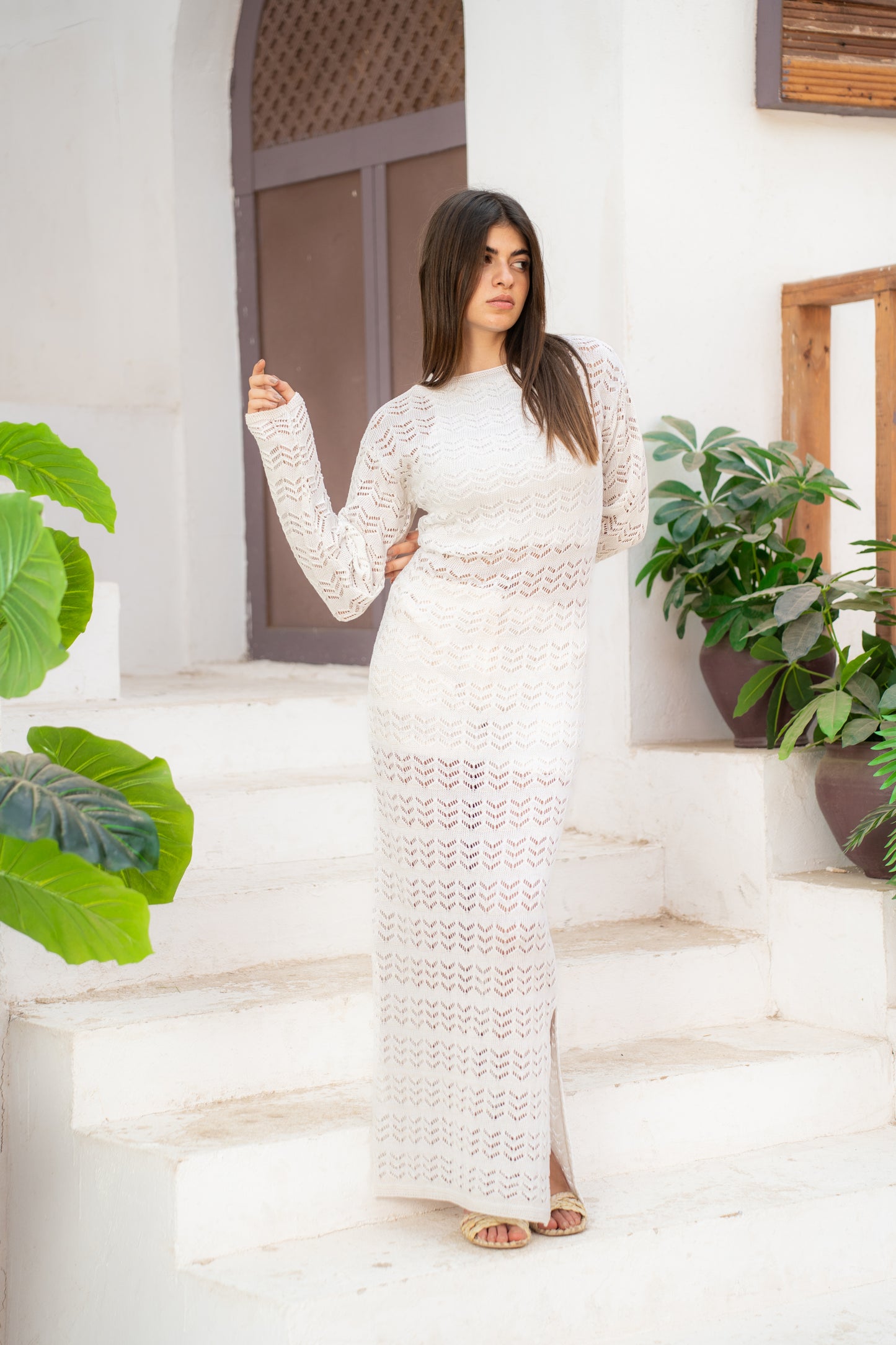 All white sheer dress Rudy's gallery — free download